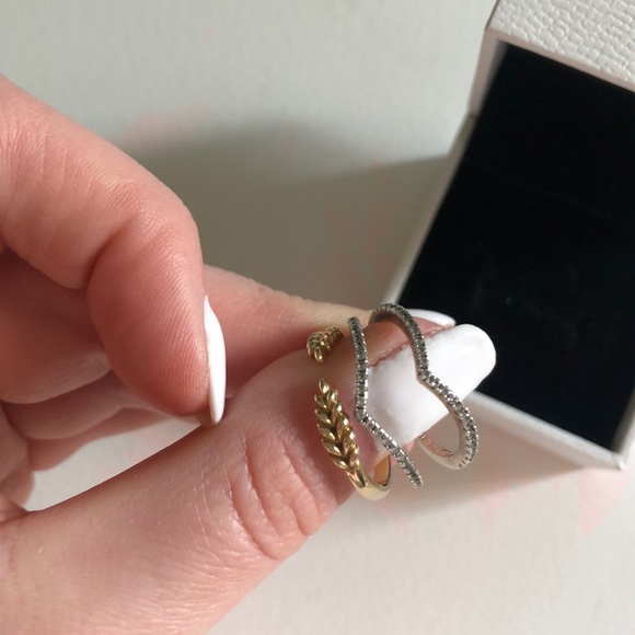 PANDORA 3 RING STACK - Picture 2 of 6